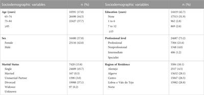 Long-term care units: a Portuguese study about the functional profile